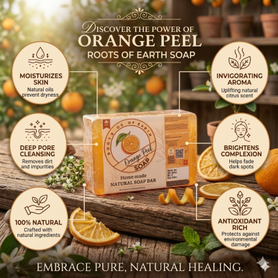 Orange peel soap